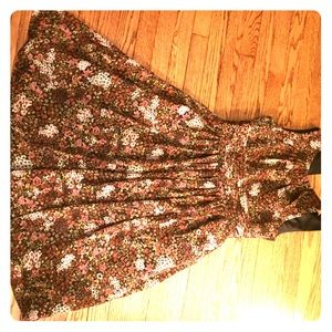 Jessica Howard Tea-Length Lined Floral Dress